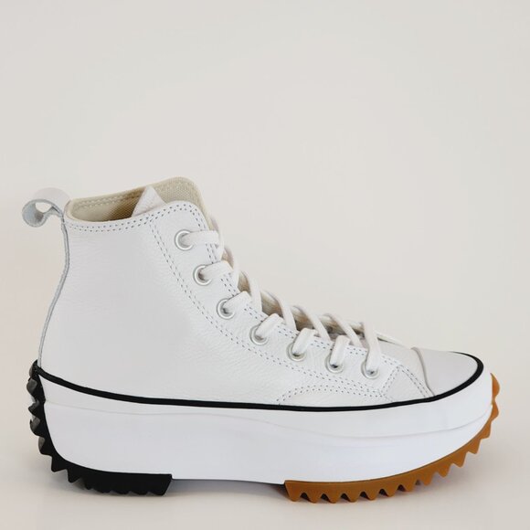 Converse Run Star Hike 'Leather - White' Women's Platform Sneakers A04293C NWT - Picture 2 of 6